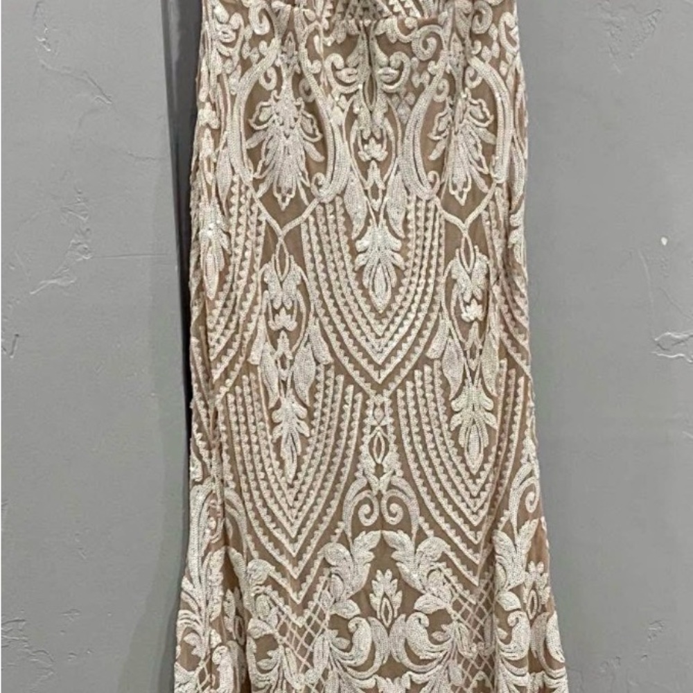 Windsor Cream and Tan Dress